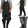 T.R.Goods Waadpak - Waterdicht Pak PVC - Waadbroek Met Vaste Laarzen - Schoenmaat 42 -Alwero winkel 550x662