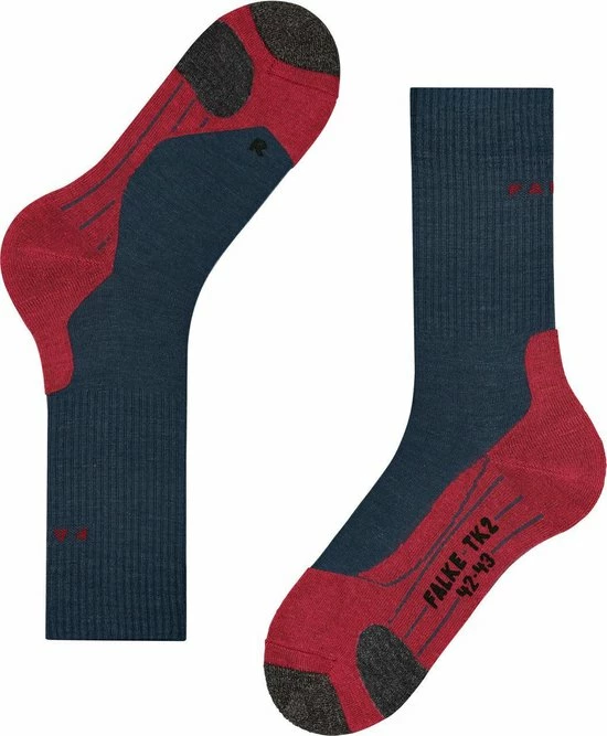 FALKE TK2 Explore Wandelsokken Warm Winter Zacht Thermisch Ademend Anti-blaar Antizweet Zonder Motief Met Elastische Boord Merinowol Blauw Heren Sportsokken - Maat 46-48 7 FALKE TK2 Explore Wandelsokken Warm Winter Zacht Thermisch Ademend Anti-blaar Antizweet Zonder Motief Met Elastische Boord Merinowol Blauw Heren Sportsokken - Maat 46-48 - Image 5