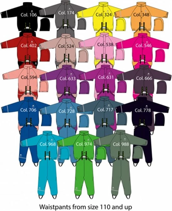 CeLavi Regenpak Kinderen - Blauw - Maat 100 (98-104cm) 4 CeLavi Regenpak Kinderen - Blauw - Maat 100 (98-104cm) - Image 2