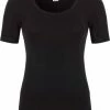 Ten Cate Thermo Women T-shirt - Dames Thermo T-shirt Korte Mouw - Zwart - Maat: M