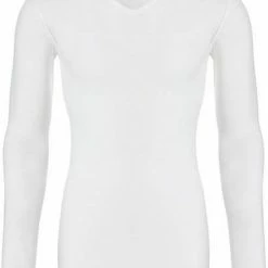 Ten Cate Thermo Men V-neck Long Sleeve - Heren Thermo T-shirt Lange Mouw V-hals - Wit - Maat: M -Alwero winkel 550x685 3