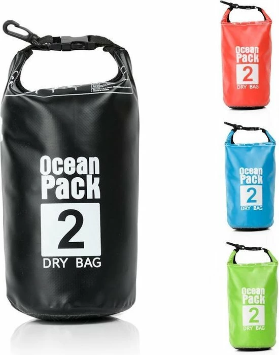 Merkloos Decopatent® Waterdichte Tas - Dry Bag - 2L - Ocean Pack - Dry Sack - Survival Outdoor Rugzak - Drybags - Boottas - Zeiltas - Zwart 12 Merkloos Decopatent® Waterdichte Tas - Dry Bag - 2L - Ocean Pack - Dry Sack - Survival Outdoor Rugzak - Drybags - Boottas - Zeiltas - Zwart - Image 10