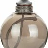 Bohemian Lights Olielamp Glas - Voor Binnen - Bol Rond - Smoke Rook Glas - 8 X 9 Cm - Inclusief Gratis Trechter -Alwero winkel 550x700 2