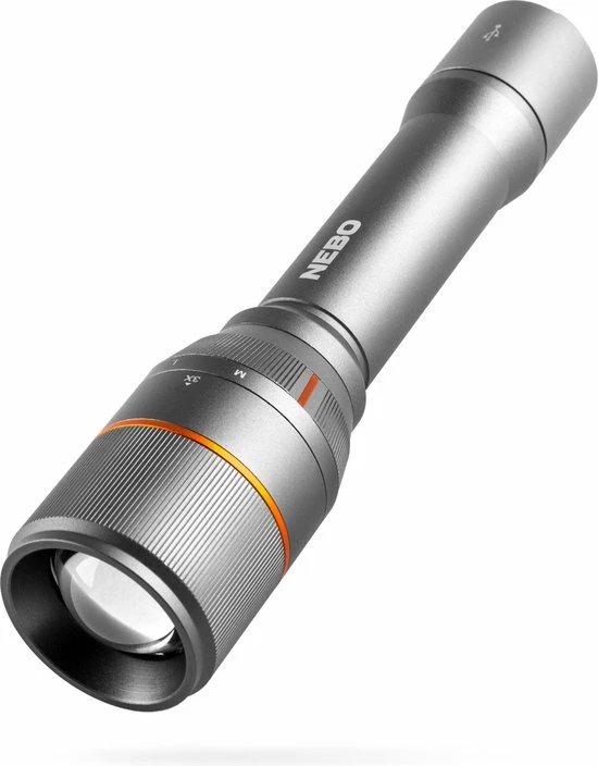 NEBO DAVINCI 2000 LED Zaklamp OPLAADBAAR - 2000 Lumen - Zwart 4 NEBO DAVINCI 2000 LED Zaklamp OPLAADBAAR - 2000 Lumen - Zwart - Image 2