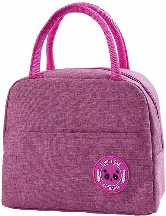 Lunch Bag - Paars/Roze | Koeltas | Polyester / Nylon | 23x15x20 Cm | Fashion Favorite 3 Lunch Bag - Paars/Roze | Koeltas | Polyester / Nylon | 23x15x20 Cm | Fashion Favorite