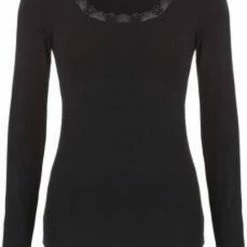 Ten Cate Dames Thermo Shirt Lange Mouw - Kant - XL - Zwart -Alwero winkel 550x718 2