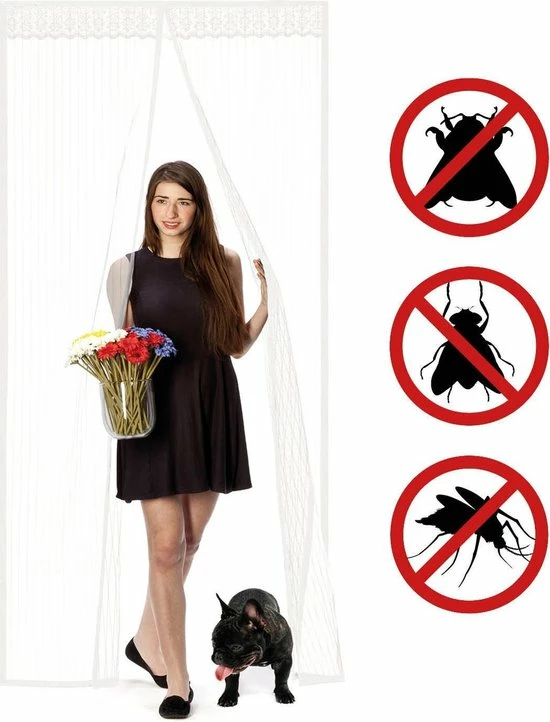 O'DADDY O’DADDY® Deurgordijn – Vliegengordijn Magnetisch Deluxe 92 X 230 Cm – Witte Hor – Dikke Gordijnstof 8 O'DADDY O’DADDY® Deurgordijn – Vliegengordijn Magnetisch Deluxe 92 X 230 Cm – Witte Hor – Dikke Gordijnstof - Image 6