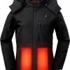 Sailwind Verwarmde Jas / Soft Shell / Dames / Zwart Incl. Powerbank