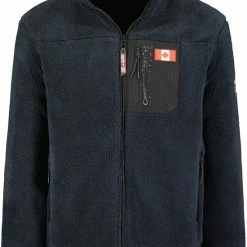 Canadian Peak Heren Fleece-Jack-Teddy Gevoerd-Vest- Navy-Maat XXL