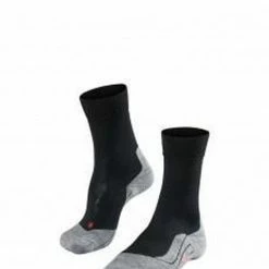 FALKE TK5 Wander Wandelsokken Mid-rise Zacht Thermisch Anti-blaar Antizweet Zonder Motief Met Elastische Boord Warm Admend Merinowol Zwart Dames Sportsokken - Maat 39-40 -Alwero winkel 550x731 5