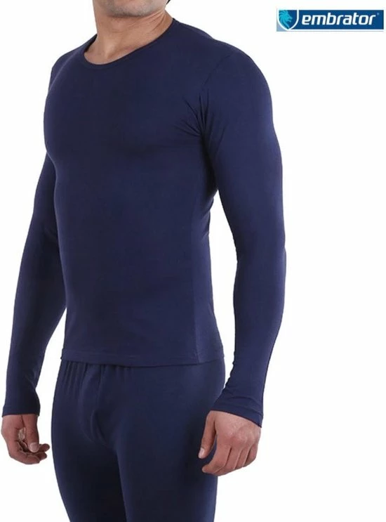 Embrator Thermo Set Shirt En Broek Donkerblauw Maat XL 4 Embrator Thermo Set Shirt En Broek Donkerblauw Maat XL - Image 3