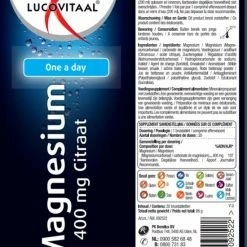 Lucovitaal Magnesium Citraat Bruistabletten 20 Tabletten -Alwero winkel 550x747 2