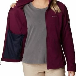 Columbia Fast Trek II - Vest Dames Winter - Marionberry - Maat S -Alwero winkel 550x750 10