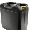 CubiConnect 4x Jerrycans 25L UN - Zwart Met Zichtstreep En Ontluchtingsventiel