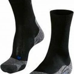 FALKE TK5 Wander Wandelsokken Mid-rise Zacht Thermisch Anti-blaar Antizweet Zonder Motief Met Elastische Boord Warm Admend Merinowol Zwart Dames Sportsokken - Maat 39-40 -Alwero winkel 550x764 2