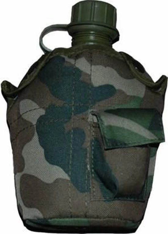 Fosco Veldfles Leger Met Camouflage Hoes Nieuw 3 Fosco Veldfles Leger Met Camouflage Hoes Nieuw