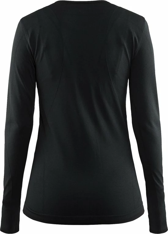 Craft Active Comfort Roundneck Ls Sportshirt Dames - Black 4 Craft Active Comfort Roundneck Ls Sportshirt Dames - Black - Image 2
