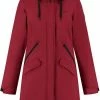 Kjelvik Dames Softshell Parka - Winterparka Softshell - Chanela - Rood - Maat 46