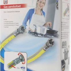 Scanpart Gasslang Aansluitset 125 Centimeter - Geschikt Voor Inbouwapparaten - Extra Flexibel - RVS - NL 7 Scanpart Gasslang Aansluitset 125 Centimeter - Geschikt Voor Inbouwapparaten - Extra Flexibel - RVS - NL -Alwero winkel 550x789 6
