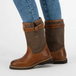 Travelin' Konstanz Dames - Leren Outdoorlaarzen - Waterdicht En Ademend - Laars - Bruin Leer - Maat 39 -Alwero winkel 550x793 5