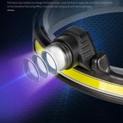 B.G. Saleindustrie Hoofdlamp - Led Oplaadbaar - Zaklamp Led Oplaadbaar - Werklamp -Bedienbaar Met Bewegingssensor - 1500 Lumen - IPX4 Waterdicht - INCLUSIEF Gratis Opbergtasje -Alwero winkel 550x796 1