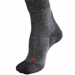FALKE TK1 Adventure Wandelsokken Dikke Versterkte Thermische Sokken Zonder Patroon Met Medium Padding Lang En Warm Winter Merinowol Grijs Heren Sportsokken - Maat 42-43 -Alwero winkel 550x796 5
