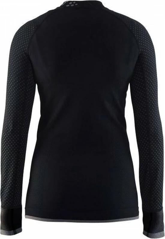Craft Warm Intensity Cn Ls Thermoshirt Dames - Black/Granite 7 Craft Warm Intensity Cn Ls Thermoshirt Dames - Black/Granite - Image 5