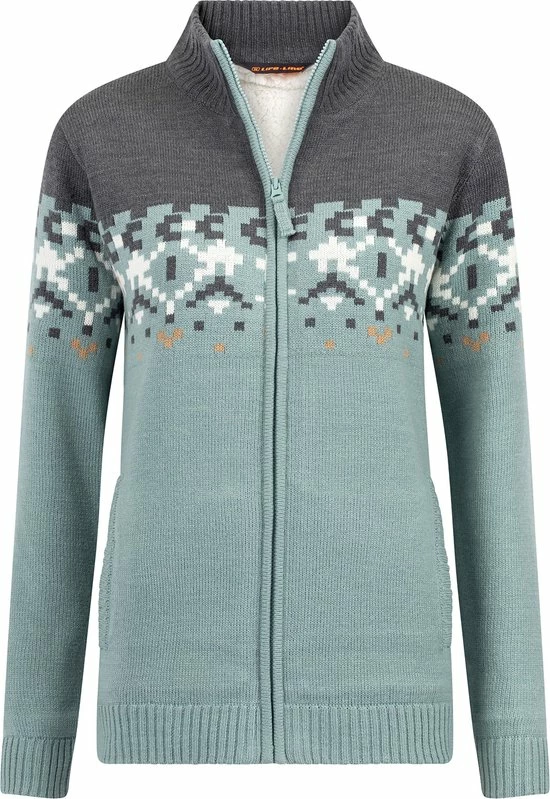 Life-Line - Masja Trui Dames - Blauw - Outdoorvest - Wandelvest - Fleece Blauw 4 Life-Line - Masja Trui Dames - Blauw - Outdoorvest - Wandelvest - Fleece Blauw - Image 2