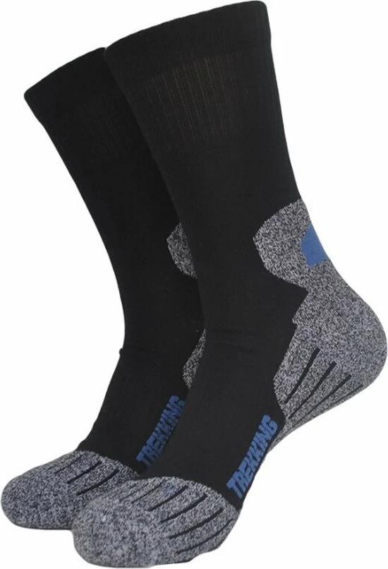 Qualithy Wandelsokken - Maat 43-46 - Zwart - Thermo Sokken - Naadloos - Coolmax - Links/rechts 3 Qualithy Wandelsokken - Maat 43-46 - Zwart - Thermo Sokken - Naadloos - Coolmax - Links/rechts