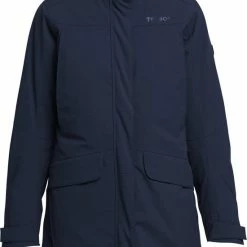 Tenson Hera Jacket Women - Parka - Dames - Marine Blauw - Maat M -Alwero winkel 550x809 4