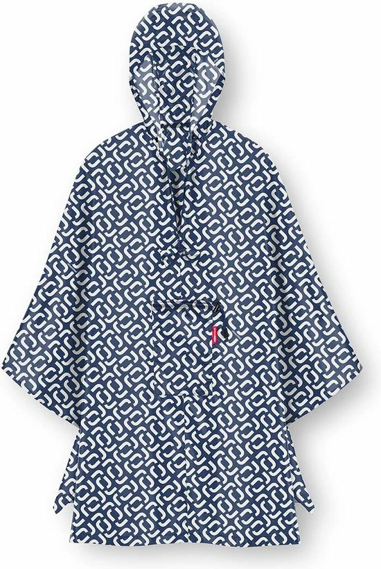 Reisenthel Mini Maxi Poncho Regenponcho - Opvouwbaar - Signature Navy Blauw 8 Reisenthel Mini Maxi Poncho Regenponcho - Opvouwbaar - Signature Navy Blauw - Image 6