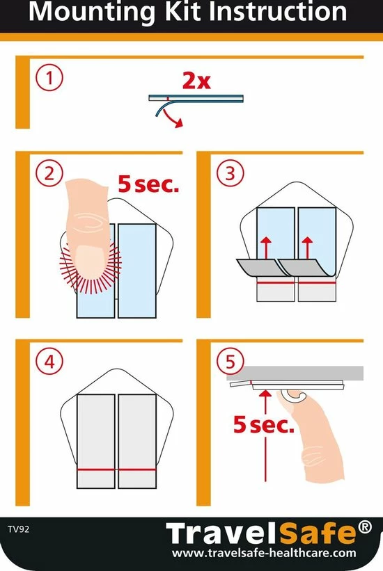 TravelSafe Klamboe Bevestigingsset 5 TravelSafe Klamboe Bevestigingsset - Image 3