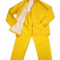 Merkloos Regenpak PVC-rayon Geel XL 5 Merkloos Regenpak PVC-rayon Geel XL -Alwero winkel 550x825 11