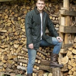 MGO Leisure Wear British Wax Parka Outdoorjas Heren - Maat L -Alwero winkel 550x825 29