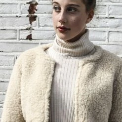 Alwero "Vest Chanelly 100% Wol" Beige - L -Alwero winkel 550x825 9