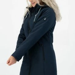 Kjelvik Dames Winterjas - Softshell Parka Dames - Tina - Blauw - Maat 42 -Alwero winkel 550x830 2
